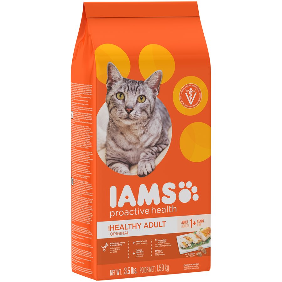 Nourriture sèche pour chats Iams Proactive Health Chaton en santé avec  poulet