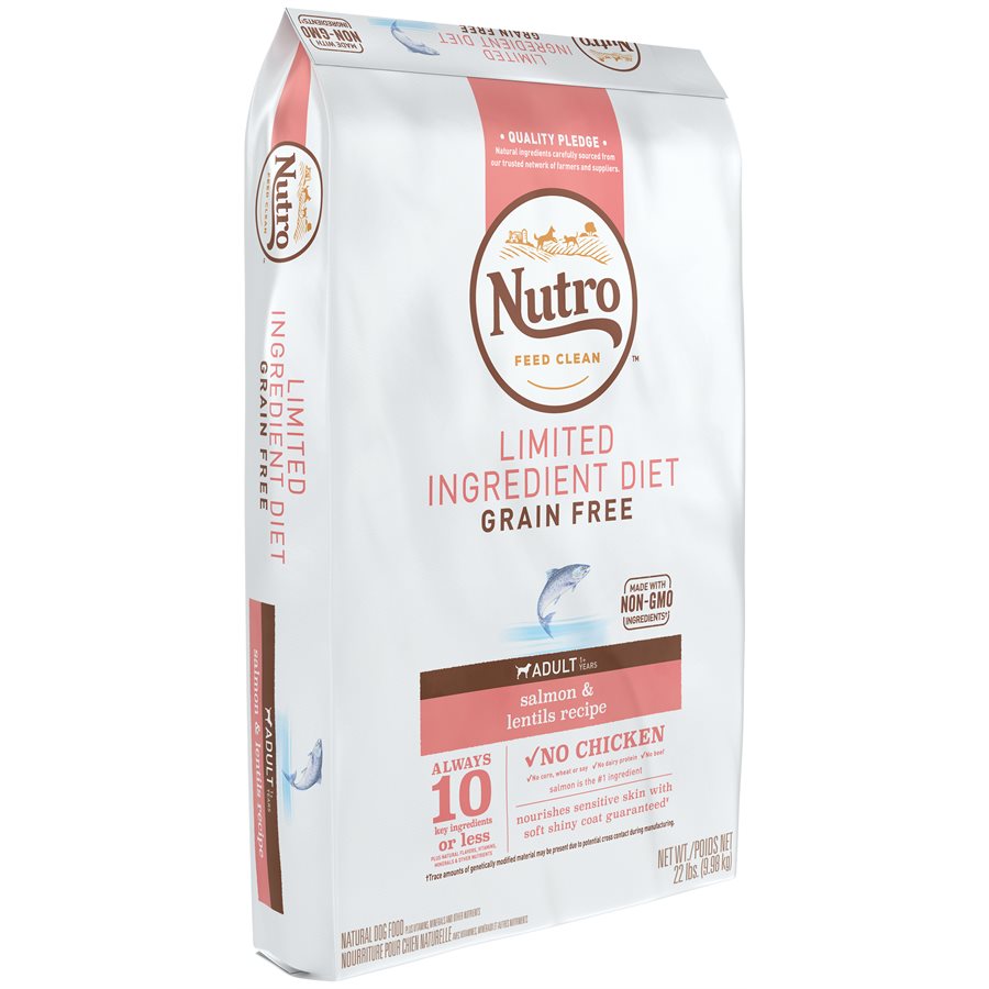 NUTRO Limited Ingredient Diet Adult Dog Grain Free Salmon 22LB