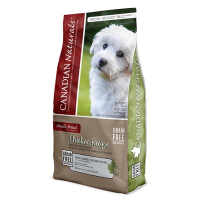 Canadian Naturals Série Valeur Chiens de Petites Races Poulet Sans Céréales 5LB