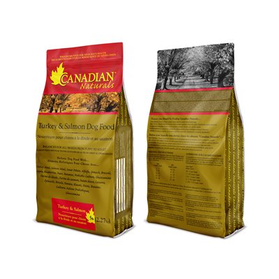 Canadian Naturals Chien Toutes Étapes de Vie Dinde & Saumon 15LB