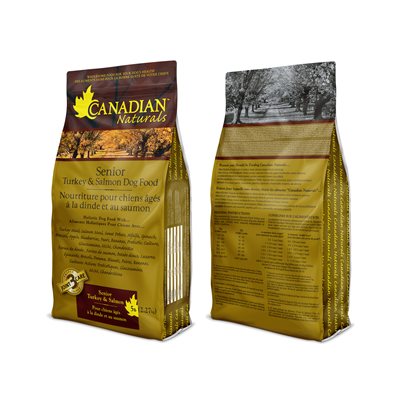 Canadian Naturals Chien Âgé Dinde & Saumon 15LB