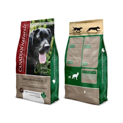 Canadian Naturals Série Valeur Chien Ingrédients Limitées Agneau 25LB