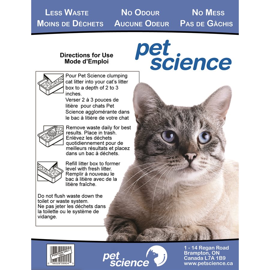 PET SCIENCE Litter 40lb / 18.1kg