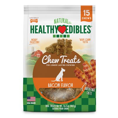 Nylabone Healthy Edibles Pals Bacon Buddies Pigs Value Pack 15 Count