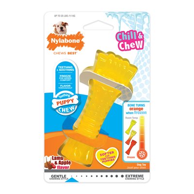 Nylabone pour Chiots Os Congelable Régulier Nylabone pour Chiots Os Congelable Régulier