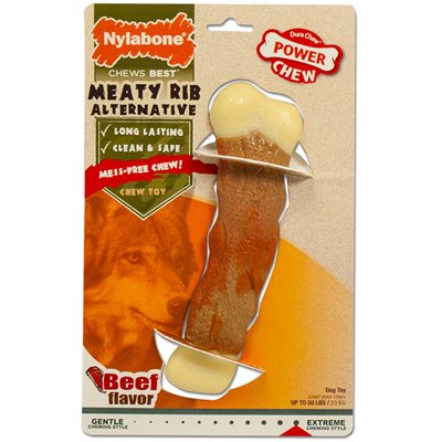 Nylabone Os Durable Substitut aux Animaux Côte de Boeuf