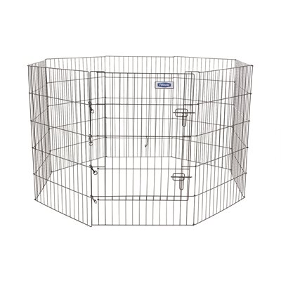 Petmate Enclos d'Exercise avec Porte 36" x 24" 8 Sections