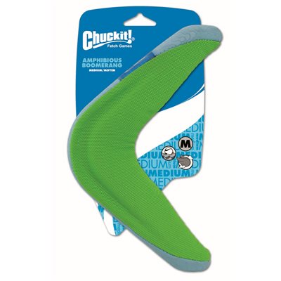 CHUCK IT! Boomerang Amphibie Moyen pour Lutte à la Corde, Secouer ou Lancer