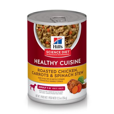 Hill's Science Diet Healthy Cuisine Dog Chicken Carrots & Spinach 12 / 12.5oz