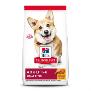 Hill's Science Diet Chien Adulte Petites Bouchées Poulet & Orge 35 LB