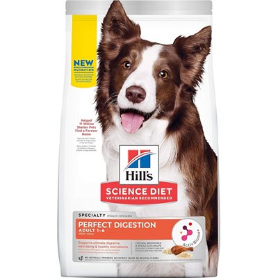 Hill's Science Diet Perfect Digestion Dog Chicken Brown Rice & Whole Oats 22LB