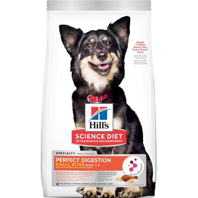 Hill's Science Diet Santé Digestive Chien Petites Bouchées Poulet Riz & Avoine 3.5 LB