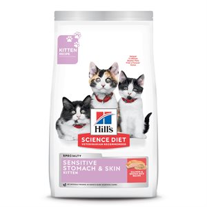 Hill's Science Diet Estomac & Peau Sensible Chaton Saumon & Riz 3.5 LB