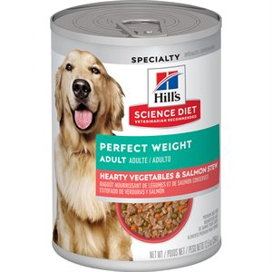 Hill's Science Diet Santé du Poids Chien Adulte Râgout de Légumes & Saumon 12 / 13oz