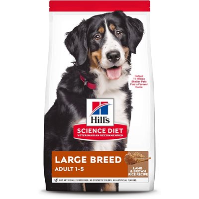 Hill's Science Diet Dog Large Breed Lamb Meal & Brown Rice 33LB