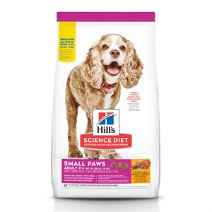 Hill's Science Diet Sénior 11+ Chien Petite & Miniature Poulet Orge & Riz 4.5 LB