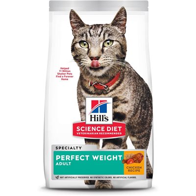 Hill's Science Diet Perfect Weight Cat Chicken 15LB