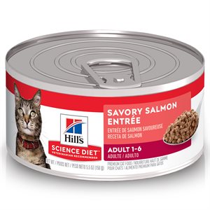 Hill's Science Diet Adulte Chat Entrée de Saumon 24 / 5.5 oz