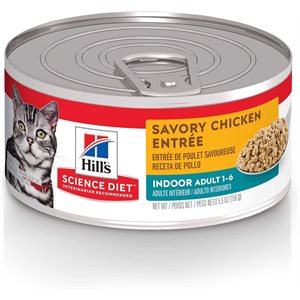 Hill's Science Diet Chat d'Intérieur Entrée de Poulet 24 / 5.5 oz