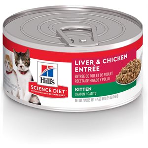 Hill's Science Diet Chaton Entrée de Foie & Poulet 24 / 5.5 oz