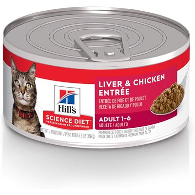 Hill's Science Diet Cat Liver & Chicken Entrée 24 / 5.5oz