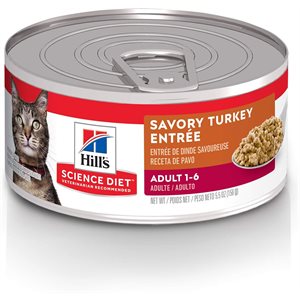 Hill's Science Diet Adulte Chat Entrée de Dinde & Foie 24 / 5.5 oz