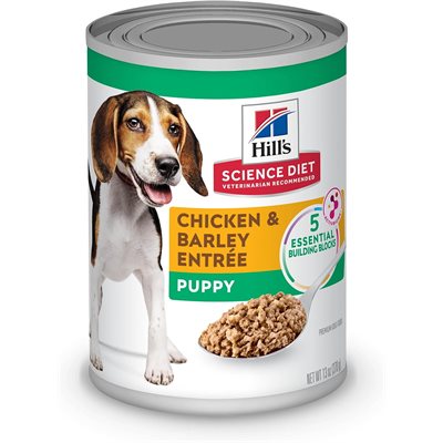 Hill's Science Diet Chiot Entrée de Poulet & Orge 12 / 13 oz