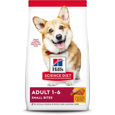 Hill's Science Diet Dog Small Bites Chicken & Barley 5LB