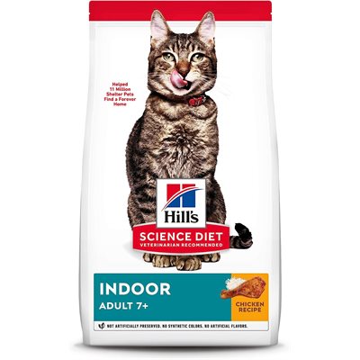 Hill's Science Diet Senior 7+ Indoor Cat Chicken 15.5LB