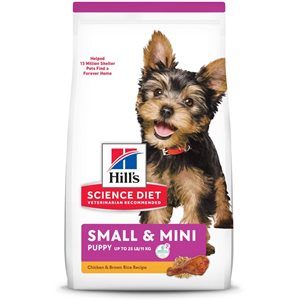 Hill's Science Diet Chiot Petite & Miniature Poulet Orge & Riz 4.5 LB