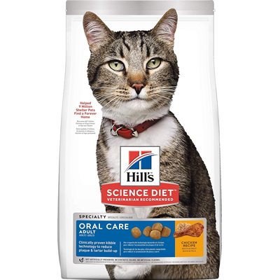 Hill's Science Diet Oral Care Cat Chicken 15.5LB