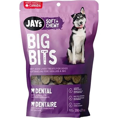 Jay's Soft & Chewy Big Bits Gâteries Dentaires 200g Jay's Soft & Chewy Big Bits Gâteries Dentaires 200g