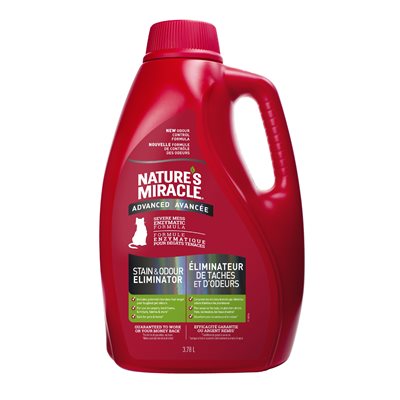 Spectrum Nature's Miracle pour Chats Enlève Taches & Odeurs Avancé 1 Gallon 128oz