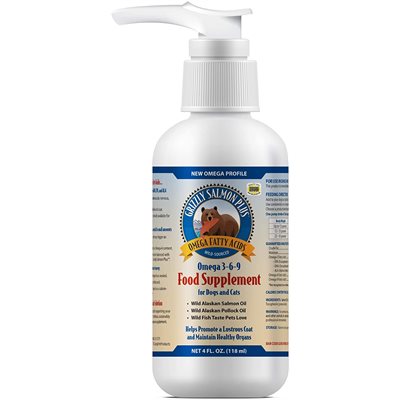 Grizzly Pet Products Salmon Oil Plus 4oz