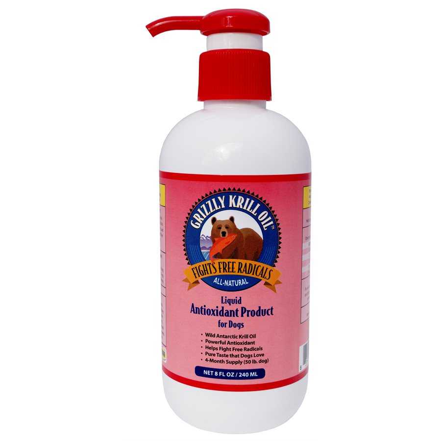 Grizzly Krill Oil for Dogs 8oz