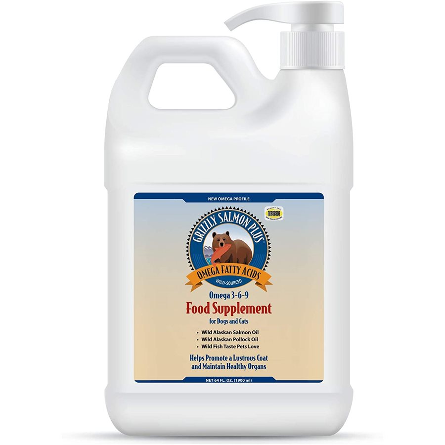 Grizzly Pet Products Salmon Oil Plus 64oz