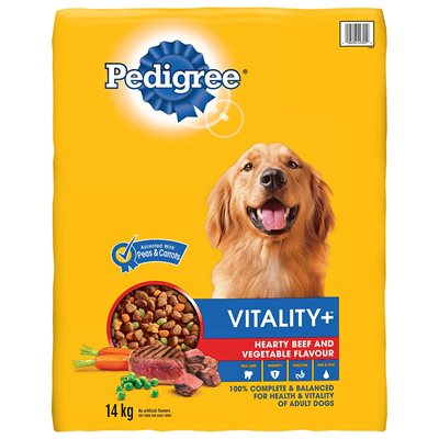 Pedigree Chien Adulte VITALITY+ Boeuf Nourrissant 14KG