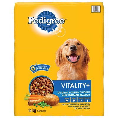 Pedigree Chien Adulte VITALITY+ Poulet Rôti Originale 14KG