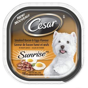 Cesar Chien Adulte « Sunrise » Bacon & Oeufs 24 / 100g