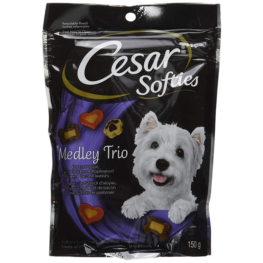Cesar Dog Treats Softies Medley Trio 150g