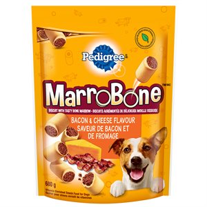 Pedigree Gâteries pour Chiens « Marrobone » Saveur de Bacon & Fromage 680g