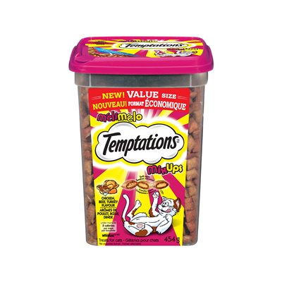 Temptations Gâteries pour Chats MéliMélo Boeuf, Poulet & Dinde 454g