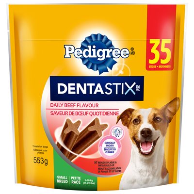 Pedigree DentaStix Beef Flavor Small 35 Count 553g