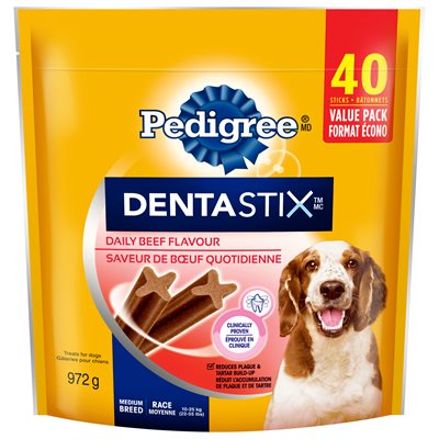 Pedigree Dentastix Beef Medium 40 Count 972g