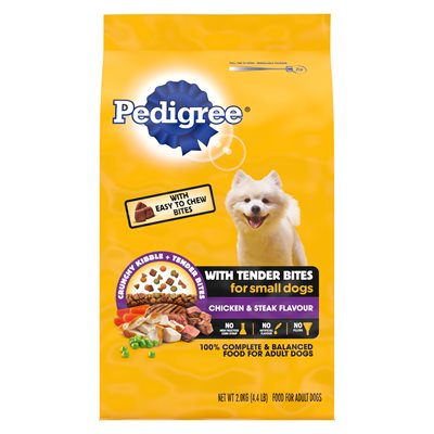 Pedigree Bouchées Tendres Petite Race Poulet & Bifteck 2KG