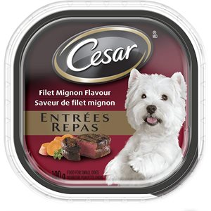 Cesar Chien Adulte Pain Classique en Sauce Filet Mignon 24 / 100g