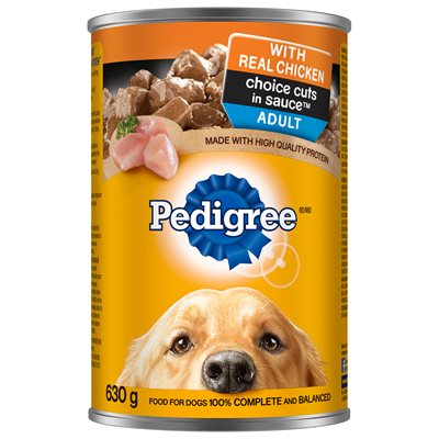 Pedigree Chien Adulte Coupes de Choix Poulet Véritable 12 / 630g