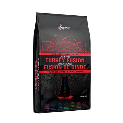 Harlow Blend Fusion de Dinde Sans Céréales pour Chats 12LBS