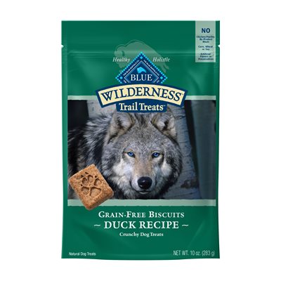 Blue Wilderness Trail Treats Biscuits Grain Free Duck Treats 6 / 10 oz