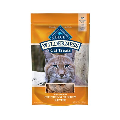 Blue Wilderness Gâteries de Poulet & Dinde pour Chats 12 / 2oz